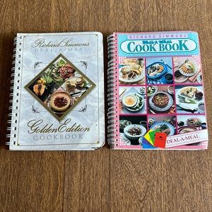 Richard Simmons Deal-A-Meal cookbooks - 1990 and 1991